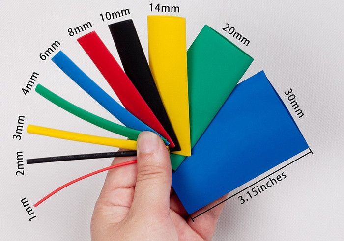 Heat Shrink Tube 30 mm Yellow @1 Meter
