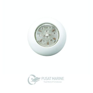 Lampu Kapal - LED Push-ON/OFF Light, 12VDC - 00165-WH